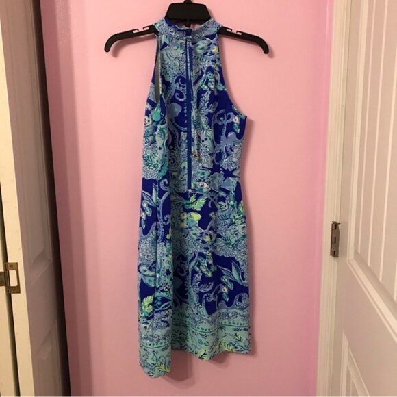 RESERVED- Lilly Pulitzer sea siren krista dress size 4 - Picture 2 of 3